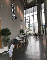 كرسي فايبر لون رمادي