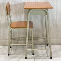 طقم مكتب وكرسي للأطفال حديد وخشب