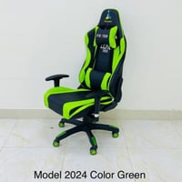كرسي قيم دوار متحرك لون أخضر