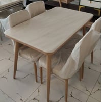 طقم طاولة رخام و 4 كراسي