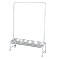 علاقة ملابس مقاس 117 سم لون أبيض