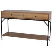 طاولة مدخل كونسول لون خشبي