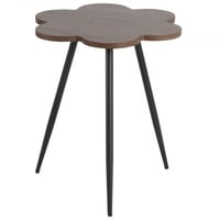 طاولة مقاس 50 سم لون خشبي غامق