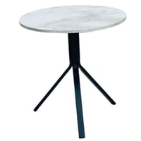 طاولة مقاس 70 سم بديل رخام رمادي