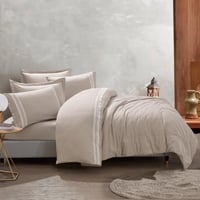 طقم مفرش فندقي 7 قطع