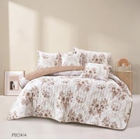 طقم مفرش مفرد ونصف 4 قطع