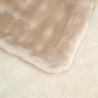 بطانية TAMILON وجهين مخمل وفرو