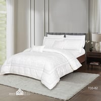 طقم مفرش 8 قطع - مزدوج