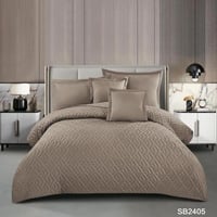 طقم مفرش مفرد ونصف 4 قطع