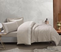 طقم مفرش فندقي مفرد 5 قطع