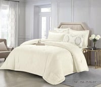 طقم مفرش صيفي مفرد ونصف 4 قطع