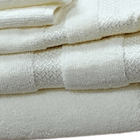 منشفة قطن مع نقشة خفيفة