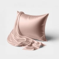 طقم أكياس مخدات حرير طبيعي 100% - 2 قطع