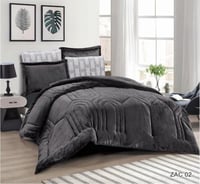 طقم مفرش شتوي مزدوج 6 قطع