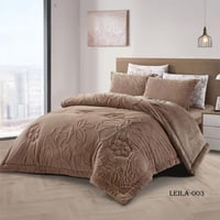 مفرش ليلا شتوي مزدوج 6 قطع
