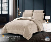 طقم مفرش شتوي فرو ناعم 6 قطع