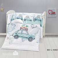 مفرش مواليد بحواجز 7 قطع (اوتليت)