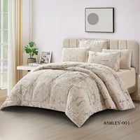 مفرش اشلي شتوي 6 قطع مزدوج