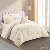 طقم مفرش صيفي مزدوج 7 قطع