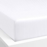 طقم مفرش أبيض فندقي قطن 250 غرزة