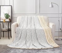 بطانية مزدوجة من الفرو