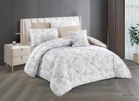 مفرش سرير صيفي مزدوج - 8 قطع