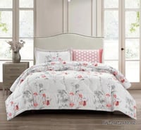 مفرش سرير صيفي مزدوج 6 قطع