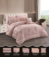 مفرش سرير صيفي 7 قطع مزدوج