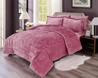 طقم مفرش شتوي 6 قطع مزدوج