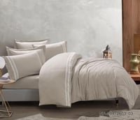 طقم مفرش فندقي مزدوج 7 قطع