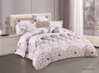 طقم مفرش 4 قطع مفرد ونصف