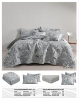 طقم مفرش مضغوط مفرد ونصف 4 قطع