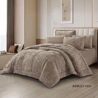 مفرش اشلي شتوي 6 قطع مزدوج