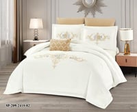 مفرش سرير صيفي مزدوج 7 قطع