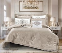 طقم مفرش شتوي 7 قطع مزدوج