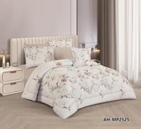 طقم مفرش سرير صيفي مزدوج 6 قطع