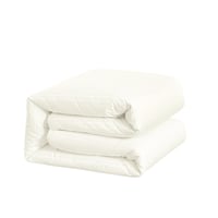 طقم مفرش أوف وايت فندقي قطن 250 غرزة