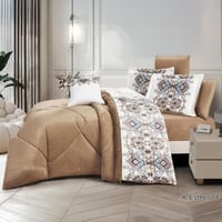 طقم مفرش شتوي 7 قطع مزدوج