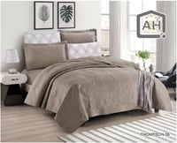 طقم مفرش مضغوط مفرد ونصف 4 قطع