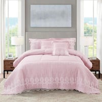 مفرش سرير صيفي مزدوج - 6 قطع