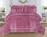 طقم مفرش شتوي 6 قطع مزدوج (اوتليت)