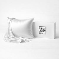 طقم أكياس مخدات حرير طبيعي 100% - 2 قطع