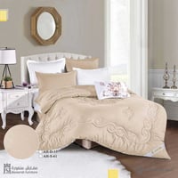 مفرش AFAAQ جاكار بيج مزدوج 7 قطع + لباد هدية