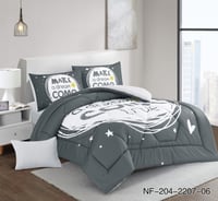 طقم مفرش 5 قطع مفرد و نصف