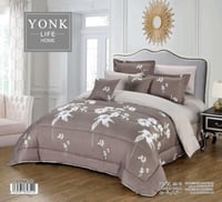 طقم مفرش 6 قطع مزدوج (اوتلت)