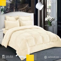 طقم مفرش شتوي 6 قطع مزدوج (اوتلت)