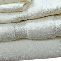 منشفة قطن مع نقشة خفيفة