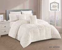 طقم مفرش شتوي 8 قطع مزدوج