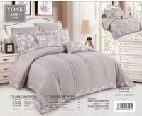 طقم مفرش 8 قطع مزدوج وجهين