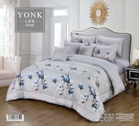 طقم مفرش 6 قطع مزدوج (اوتلت)